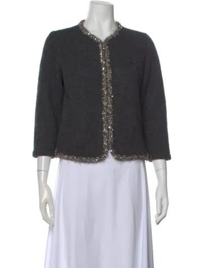 Pre-owned Rag & Bone Open Front Sweater In Gray