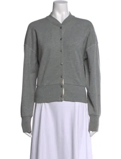 Pre-owned Rag & Bone Open Front Sweater In Grey
