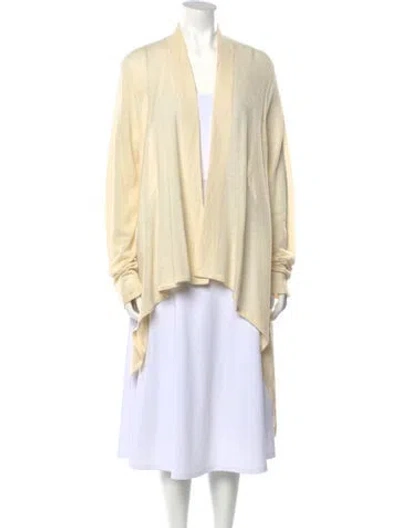 Pre-owned Rag & Bone Open Front Sweater In Neutral