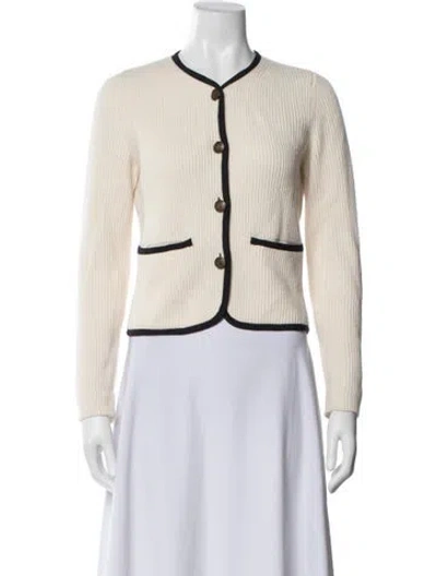 Pre-owned Rag & Bone Open Front Sweater In Neutral