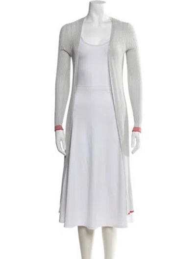 Pre-owned Rag & Bone Open Front Sweater In White