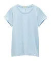 Rag & Bone The Slub Short Sleeve Tee In Blue