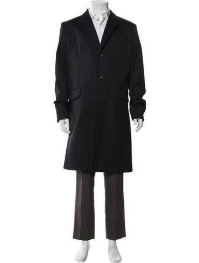Pre-owned Rag & Bone Overcoat In Blue