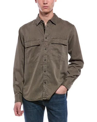 Rag & Bone Overdyed Finch Shirt In Green