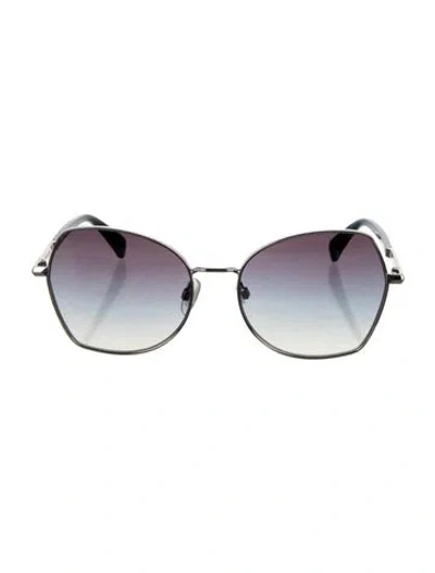 Pre-owned Rag & Bone Oversize Gradient Sunglasses In Silver