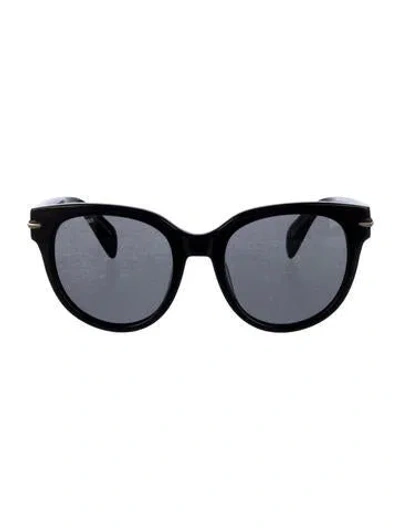 Pre-owned Rag & Bone Oversize Tinted Sunglasses In Black