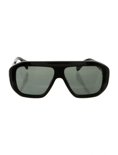 Pre-owned Rag & Bone Oversize Tinted Sunglasses In Black