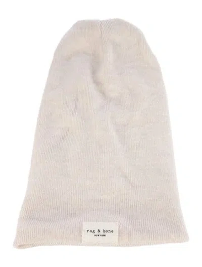 Pre-owned Rag & Bone Oversized Wool Beanie In Neutral