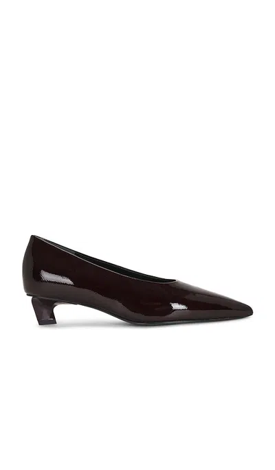 Rag & Bone Paloma Mid Heel 펌프 In Morello Patent