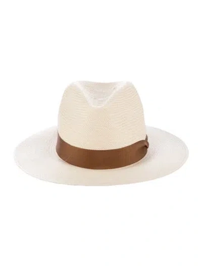 Pre-owned Rag & Bone Panama Hat In Brown/neutrals