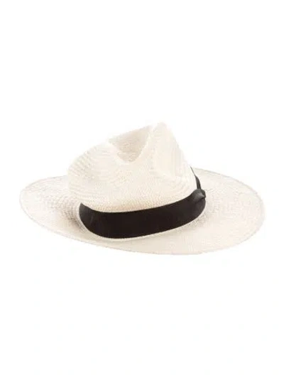 Pre-owned Rag & Bone Panama Straw Hat In Neutrals
