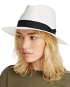 Rag & Bone Rag And Bone White Straw Panama Hat In White