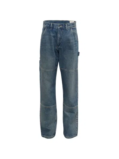 Rag & Bone Panelled Carpenter Jeans In Blue