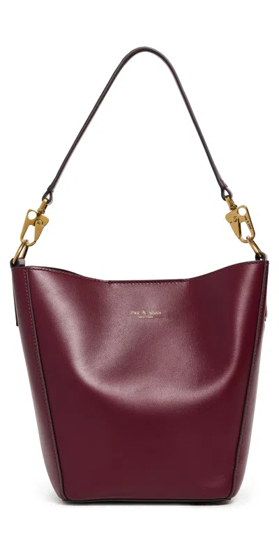 Rag & Bone Parker Bucket Bag Garnet In Burgundy