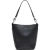 Rag & Bone Parker Leather Bucket Bag In Black