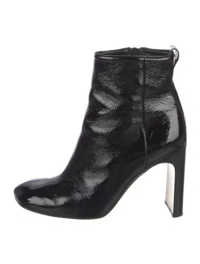 Pre-owned Rag & Bone Patent Leather Boots In Black