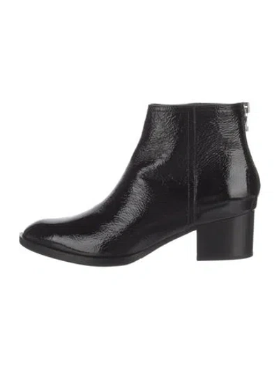 Pre-owned Rag & Bone Patent Leather Boots In Black