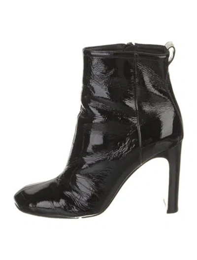 Pre-owned Rag & Bone Patent Leather Boots In Black