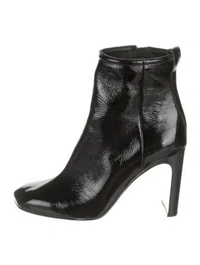 Pre-owned Rag & Bone Patent Leather Boots In Black