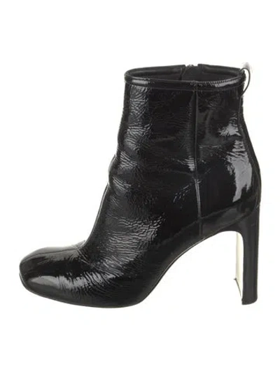 Pre-owned Rag & Bone Patent Leather Boots In Black