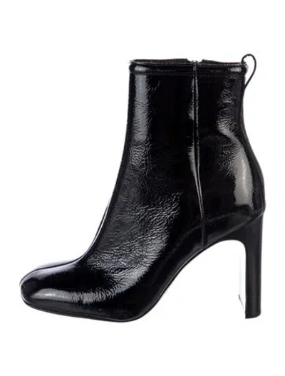 Pre-owned Rag & Bone Patent Leather Boots In Black