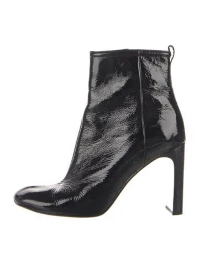 Pre-owned Rag & Bone Patent Leather Boots In Blue
