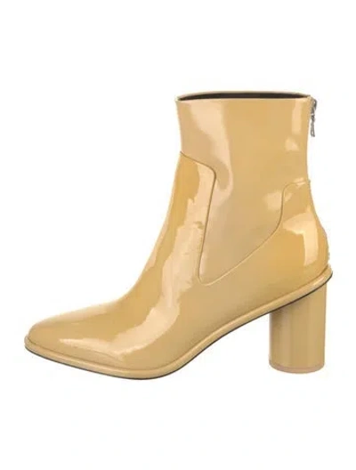 Pre-owned Rag & Bone Patent Leather Boots In Neutral