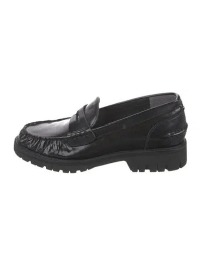 Pre-owned Rag & Bone Patent Leather Loafers In Black