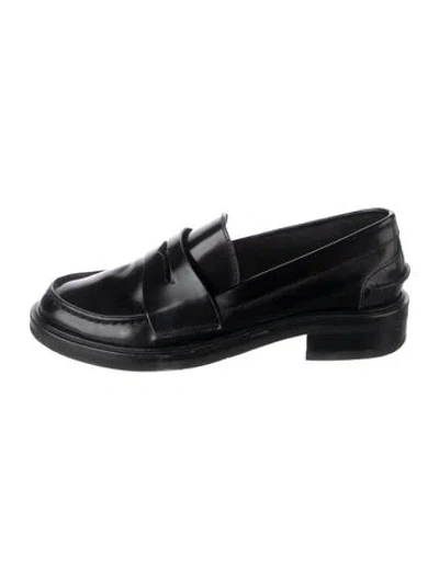 Pre-owned Rag & Bone Patent Leather Loafers In Black