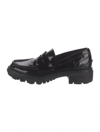 Pre-owned Rag & Bone Patent Leather Loafers In Black