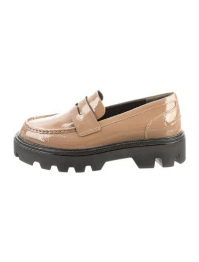Pre-owned Rag & Bone Patent Leather Loafers In Black