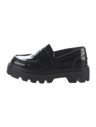 Pre-owned Rag & Bone Patent Leather Loafers In Black