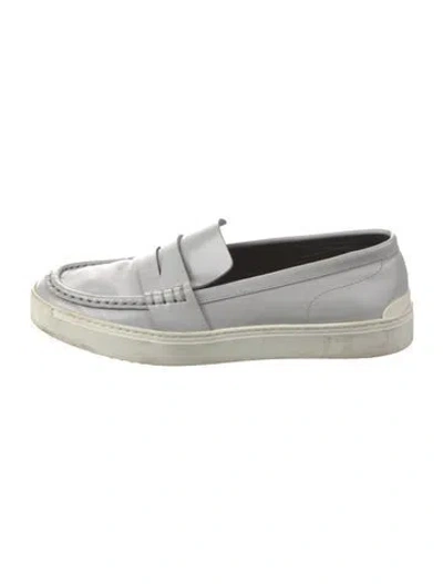 Pre-owned Rag & Bone Patent Leather Loafers In Gray
