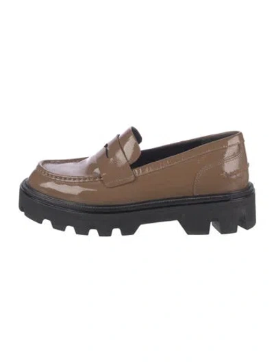 Pre-owned Rag & Bone Patent Leather Loafers In Multicolor