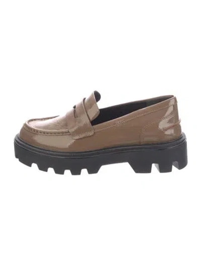 Pre-owned Rag & Bone Patent Leather Loafers In Multicolor