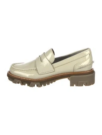 Pre-owned Rag & Bone Patent Leather Loafers In Neutral