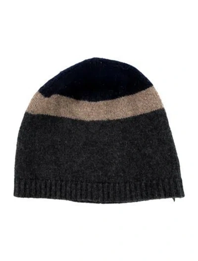 Pre-owned Rag & Bone Pattern Print Wool Beanie In Multi