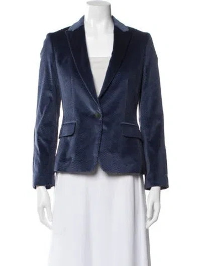 Pre-owned Rag & Bone Patterned Blazer In Black