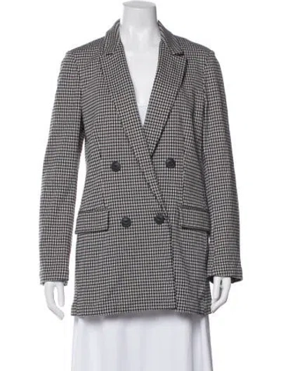 Pre-owned Rag & Bone Patterned Blazer In Black