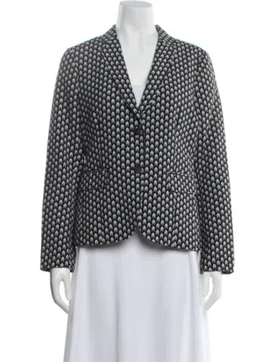 Pre-owned Rag & Bone Patterned Blazer In Black