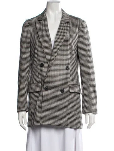 Pre-owned Rag & Bone Patterned Blazer In Black