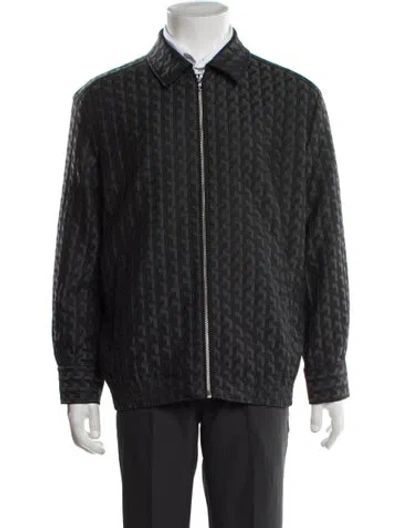Pre-owned Rag & Bone Patterned Bomber Jacket In Grey