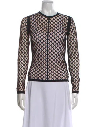 Pre-owned Rag & Bone Patterned Crew Neck Sweater In Multi