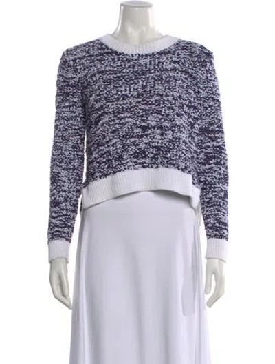 Pre-owned Rag & Bone Patterned Crew Neck Sweater In Multi