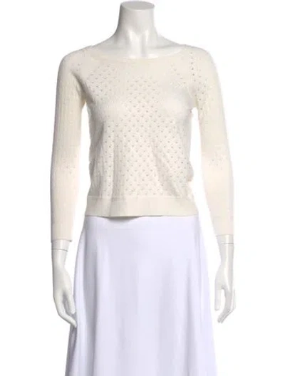 Pre-owned Rag & Bone Patterned Crew Neck Sweater In Neutral