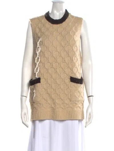 Pre-owned Rag & Bone Patterned Crew Neck Sweater In Neutral