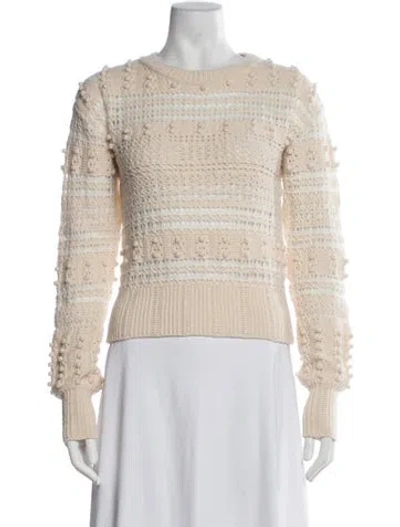Pre-owned Rag & Bone Patterned Crew Neck Sweater In Neutral