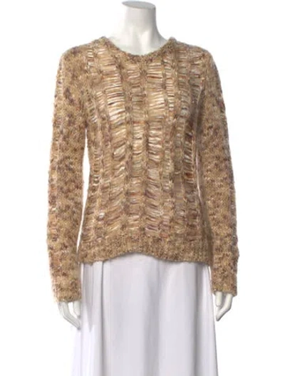 Pre-owned Rag & Bone Patterned Crew Neck Sweater In Neutrals