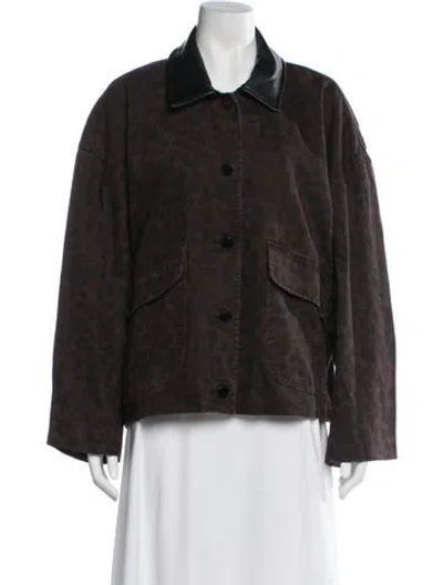 Pre-owned Rag & Bone Patterned Jacket In Brown