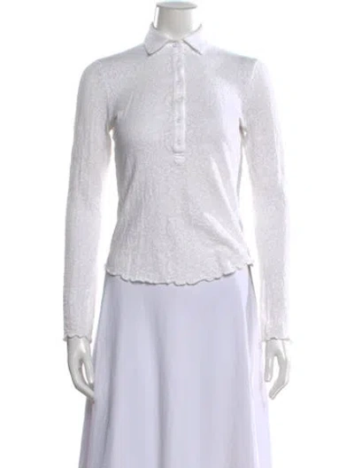Pre-owned Rag & Bone Patterned Sweater In White
